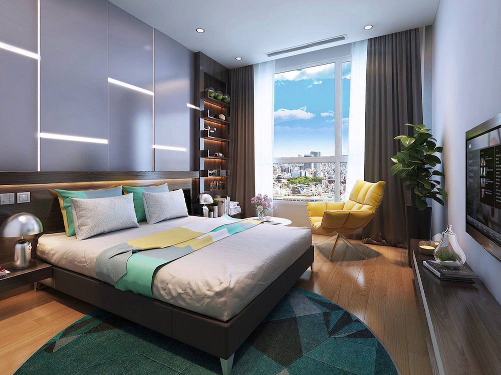 Căn hộ 4PN Vinhomes sở hữu không gian phòng ngủ riêng tư, tiện nghi