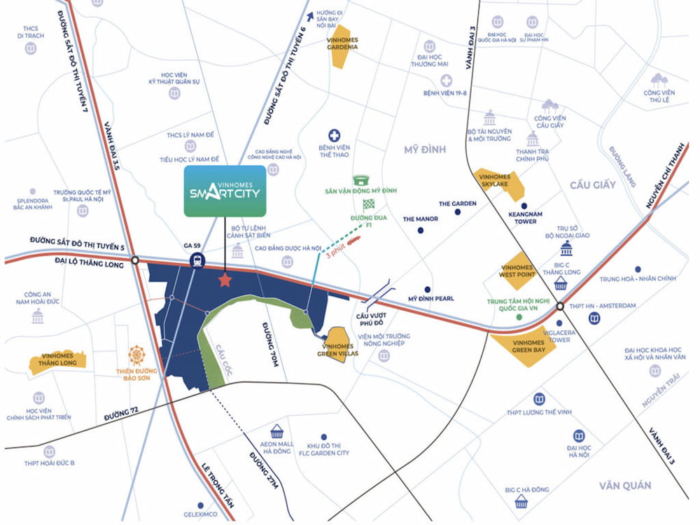 Có nên mua Vinhomes Smart City nhờ vị trí siêu kết nối