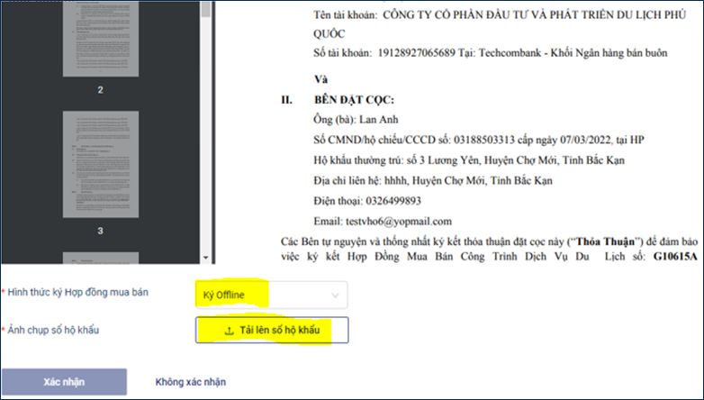 hinh anh cac buoc ky thu tuc online cho khach hang mua nha vinhomes so 11