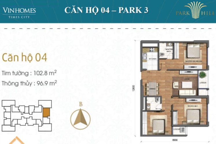 hinh anh park 3 times city mat bang thiet ke moi nhat so 6