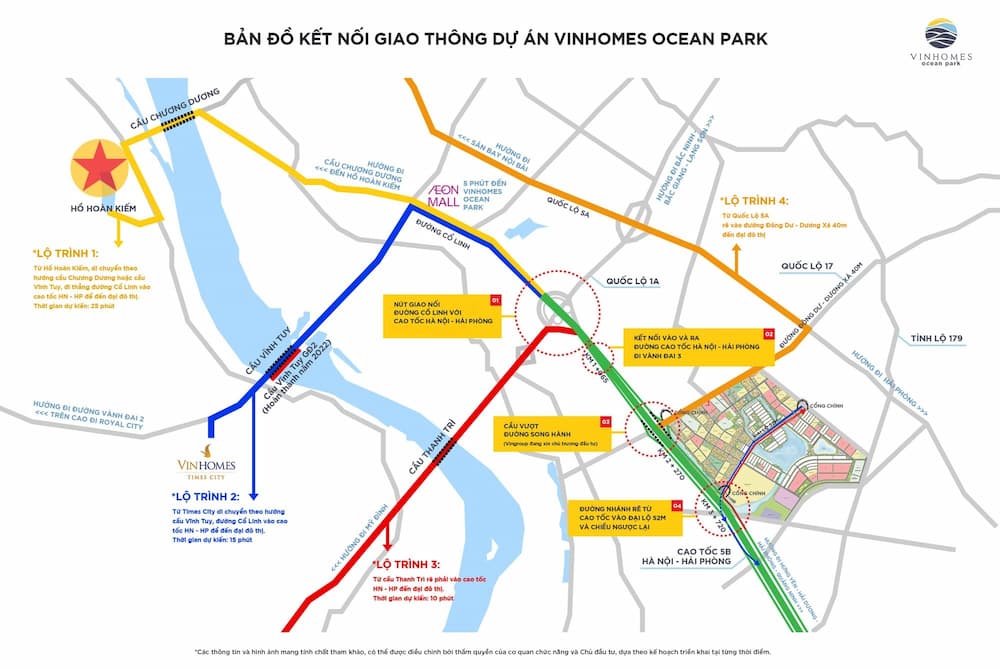 hinh anh tong quan vi tri vinhomes ocean park - thanh pho bien ho trong long Ha Noi so 2