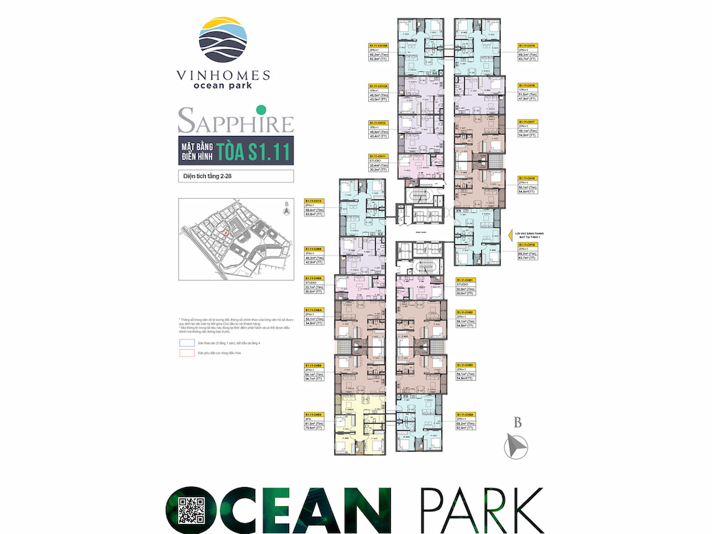 Hồ hoa súng độc đáo trong nội khu của tòa S1.11 Vinhomes Ocean Park