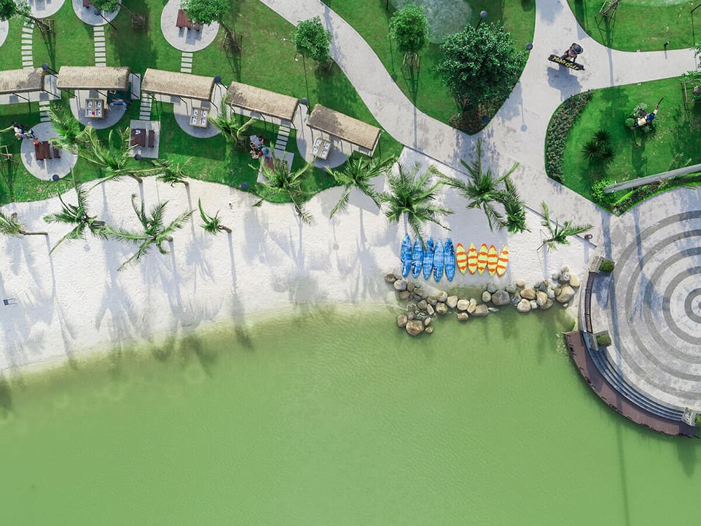 ​ Hồ nước ngọt trung tâm - Tiện ích Vinhomes Smart City nổi bật ​