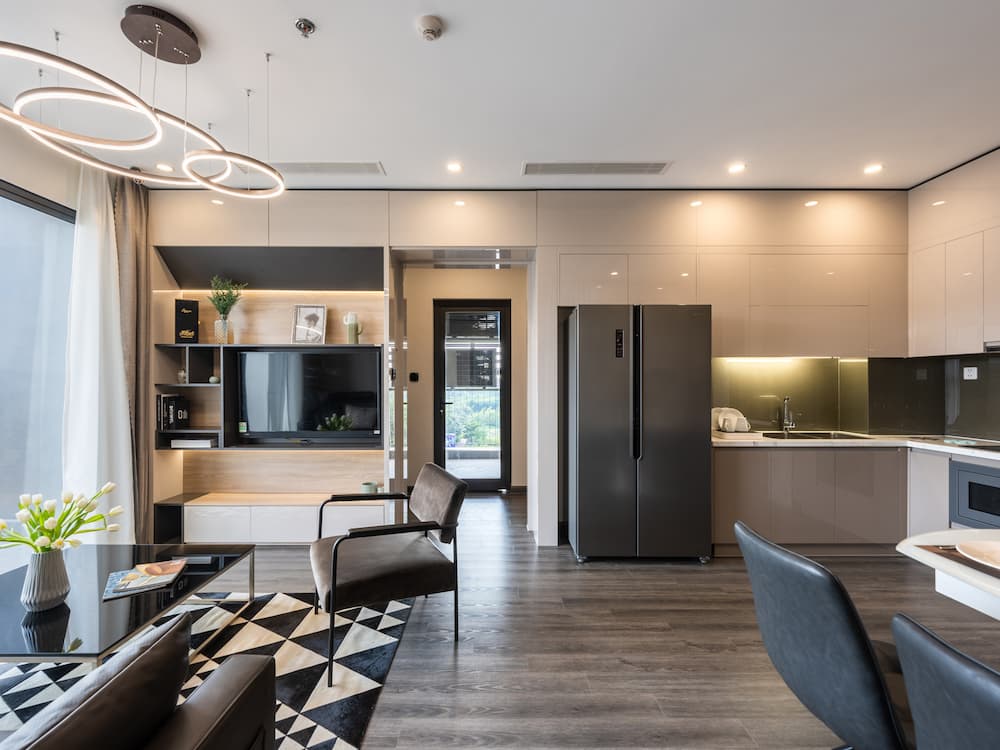 Không gian sống thoải mái tại căn hộ 3PN Vinhomes