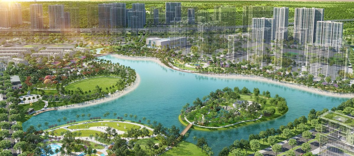 Không gian xanh tại đại đô thị làm nên sức hấp dẫn cho căn Vinhomes Central Park 3 phòng ngủ