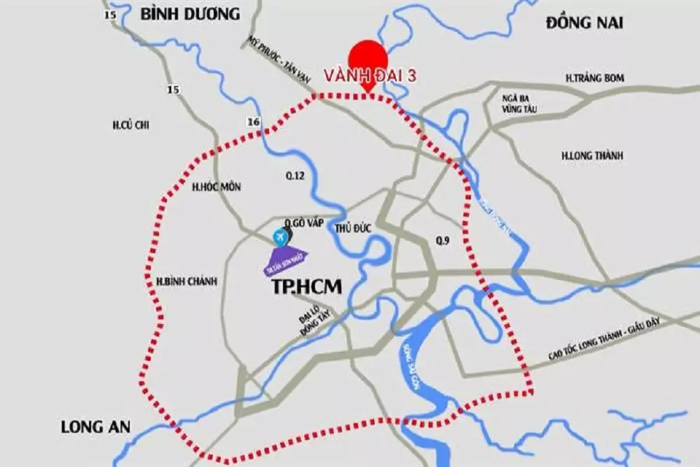  Đường Vành đai 3 được khởi công sớm 6 tháng. Nguồn ảnh: Saigon Times 