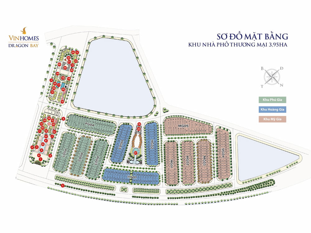 Mặt bằng dự án Vinhomes Bến Đoan