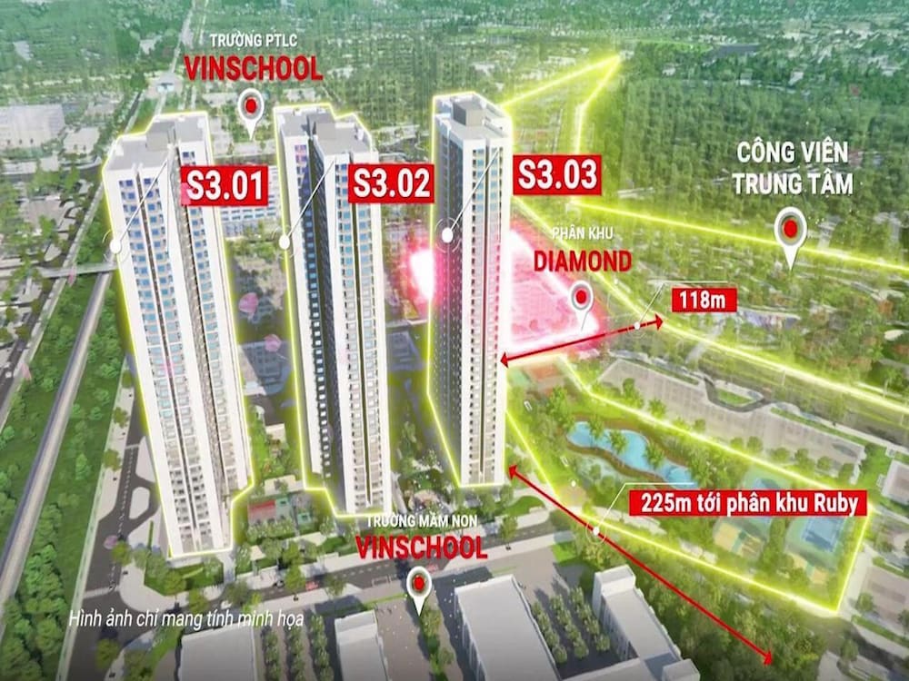 Mặt bằng phân khu Sapphire 3 Vinhomes Smart City -thiên đường sống mới phía Tây thủ đô
