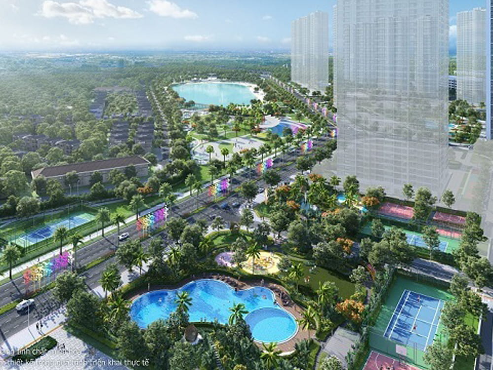 Phối cảnh Vinhomes Smart City - tiện ích nội khu đẳng cấp