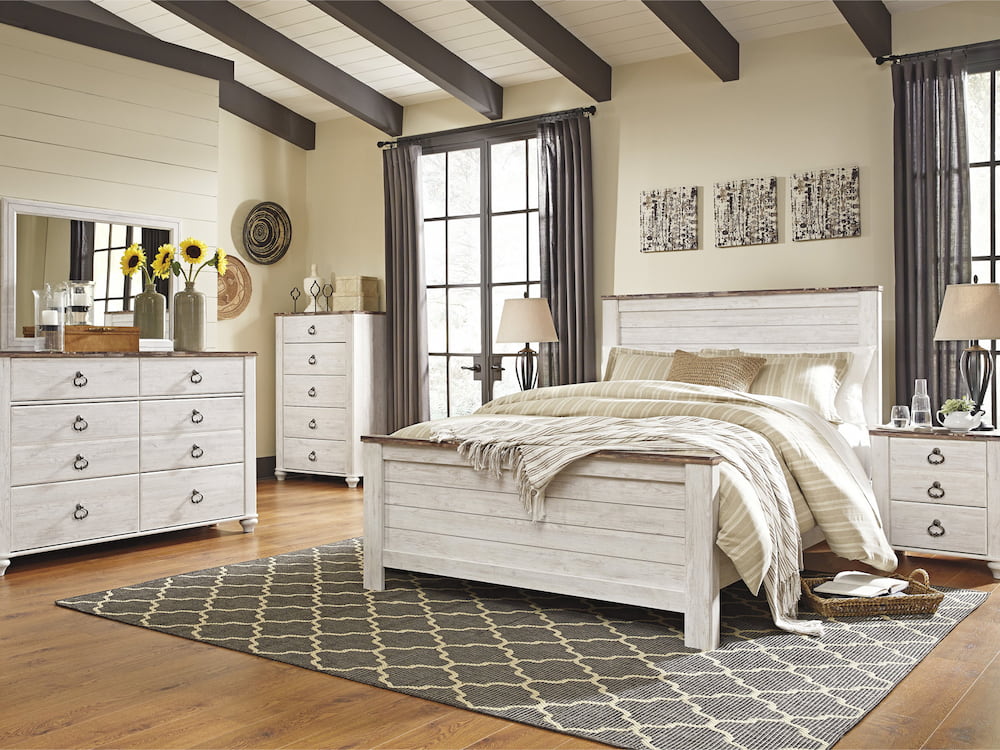 Phòng ngủ theo phong cách thiết kế nội thất Rustic