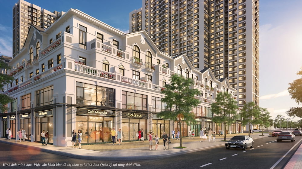 Quy hoạch Vinhomes Smart City với những khu thương mại dịch vụ Shophouse