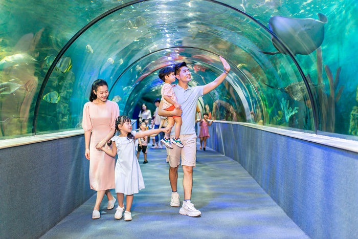 Thủy cung Vinpearlland Aquarium tại Times City Mega Mall