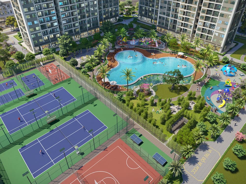 Tiện ích đầy đủ của Sapphire 1 được tái hiện trong bối cảnh Vinhomes Smart City