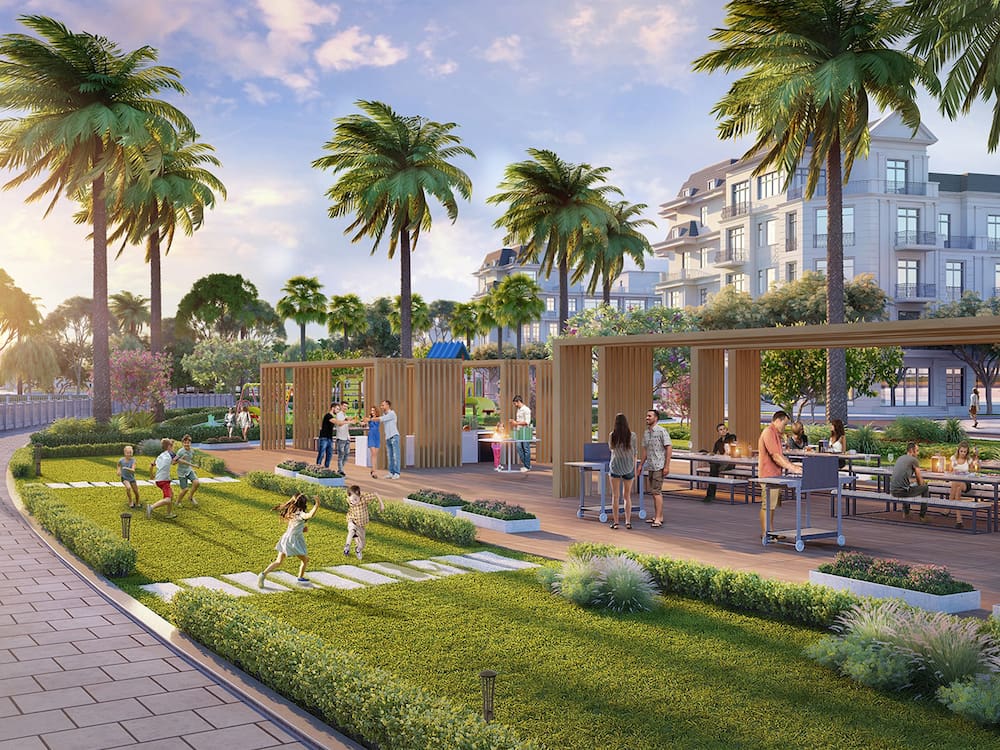Tiện ích vườn nướng BBQ tại Vinhomes Star City