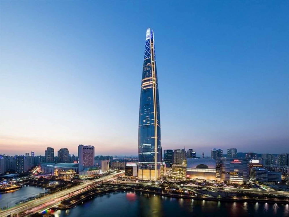 Tòa nhà cao nhất thế giới - Lotte World Tower (Hàn Quốc)