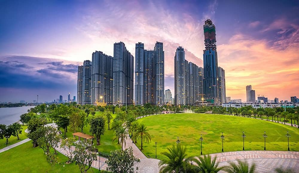 Toàn cảnh khu tổ hợp công viên Landmark 81