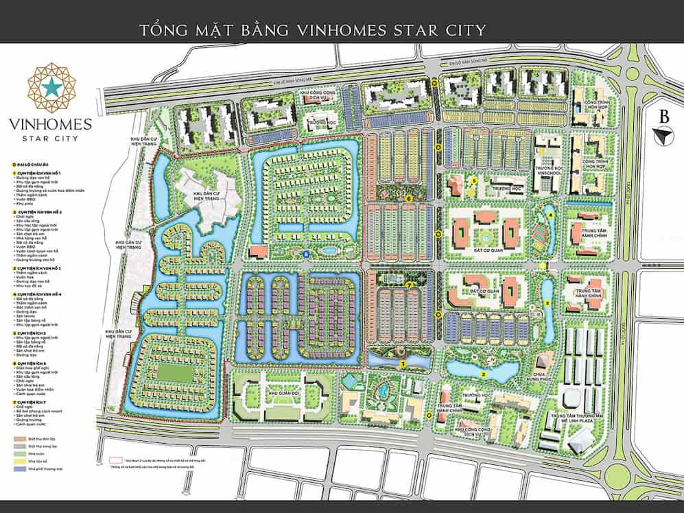 Tổng quan mặt bằng Vinhomes Star City