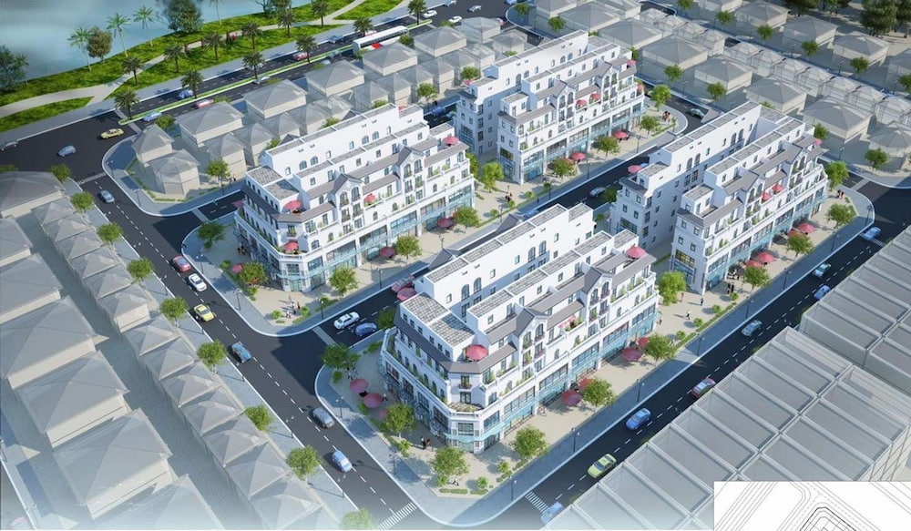 Tổng quan shophouse thấp tầng tại shophouse Vinhomes Ocean Park