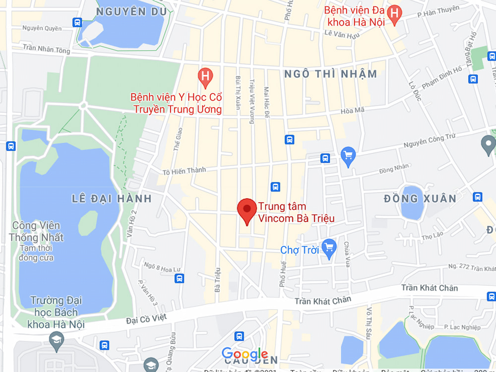 Vị trí siêu kết nối tới sơ đồ Vincom Bà Triệu