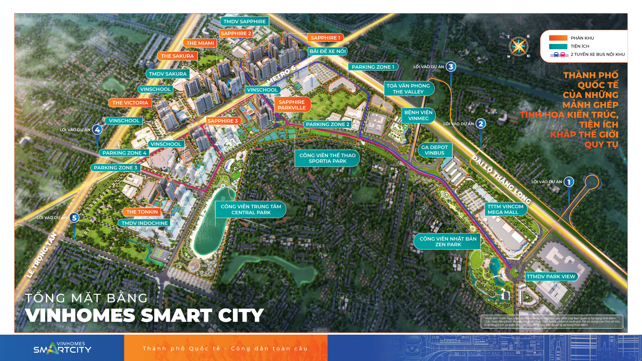 Vị trí đắc địa Vinhomes Smart City