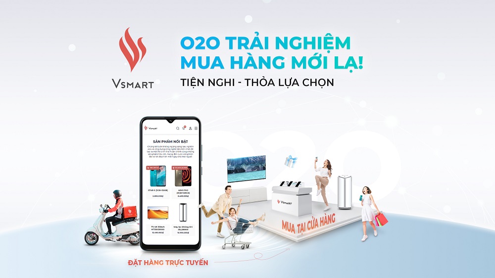 VinSmart gia tang trai nghiem khach hang tu online den offline