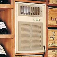 Breezaire Wine Cooling Unit mounted through the wall