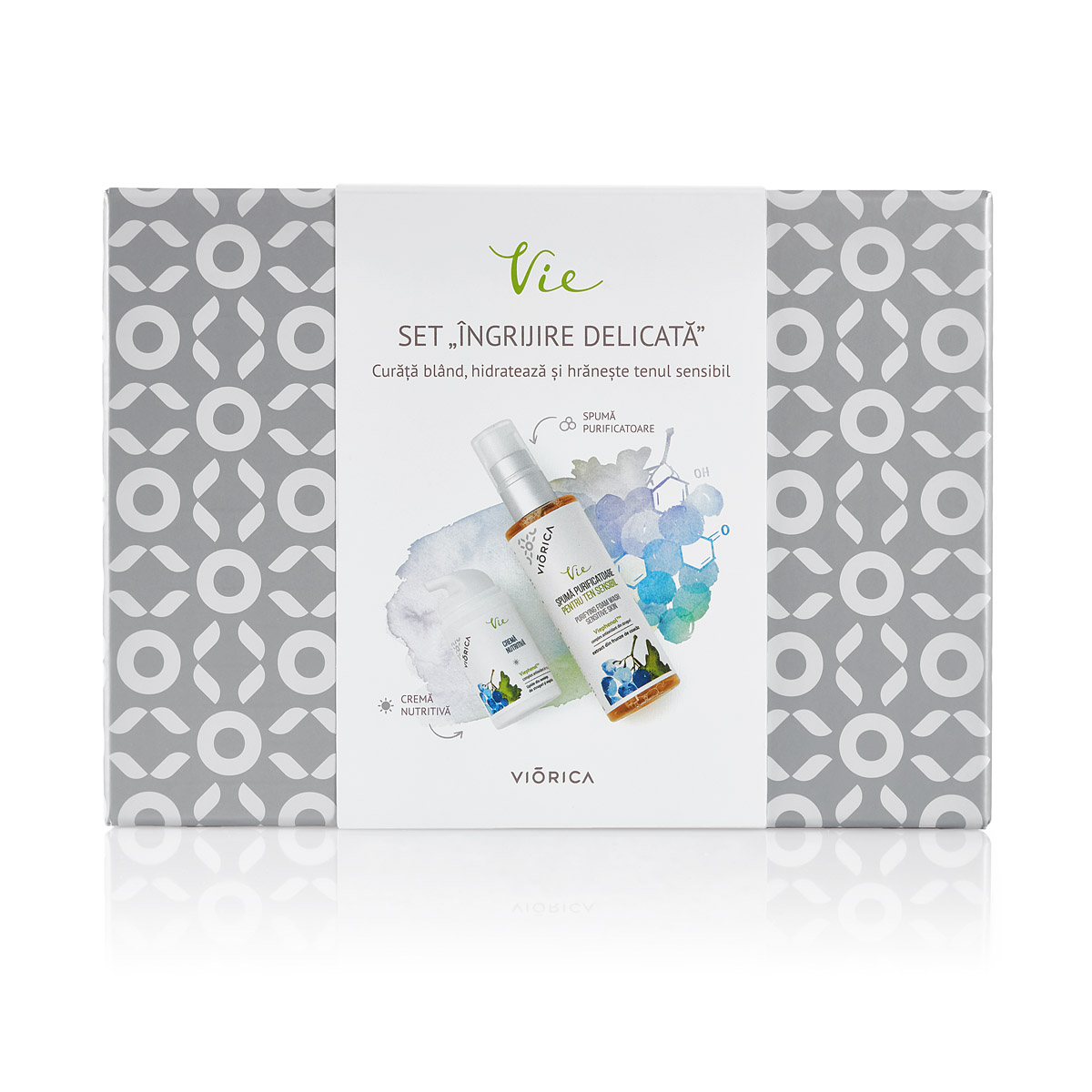 Set pentru ten ingrijire delicata, viorica vie