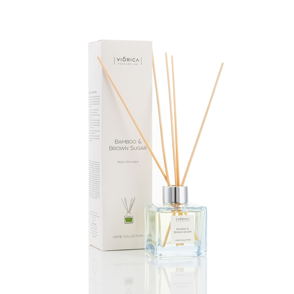 Difuzor de parfum bambus & zahĂr brun, 100 ml
