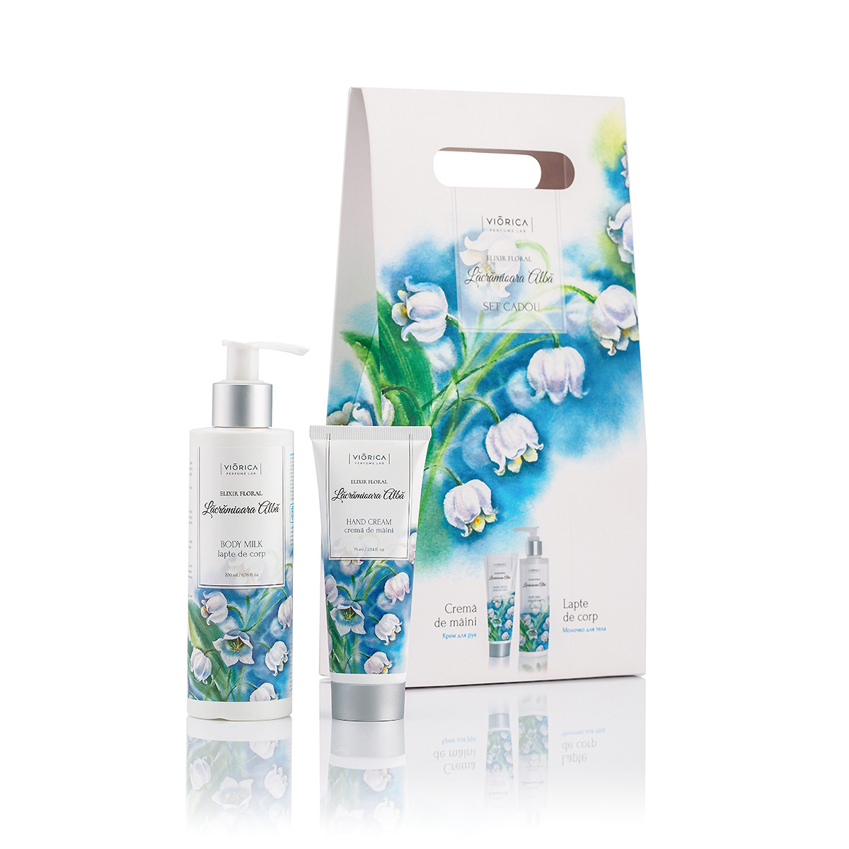 Set pentru corp „elixir floral lăcrămioara albă”