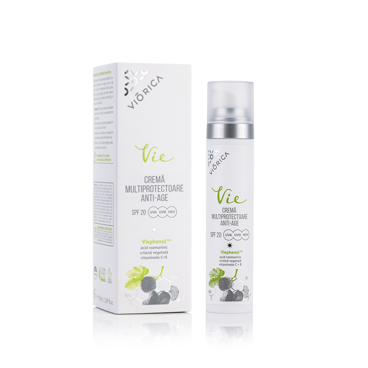 Cremă Multiprotectoare Anti-Age SPF20, Viorica Vie