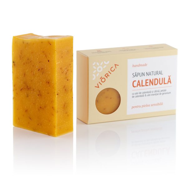 Calendula natural handmade soap