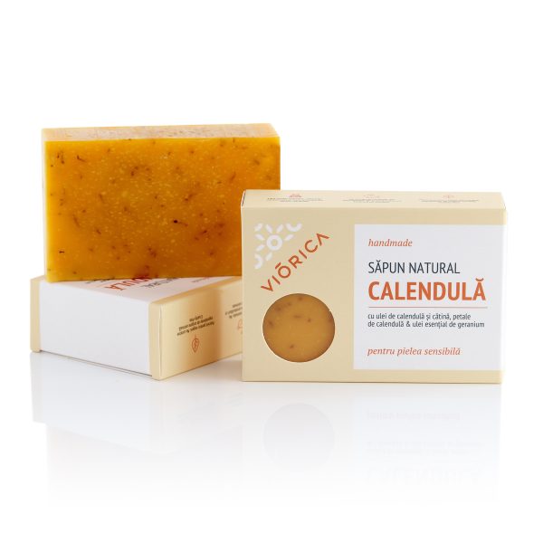 Calendula natural handmade soap