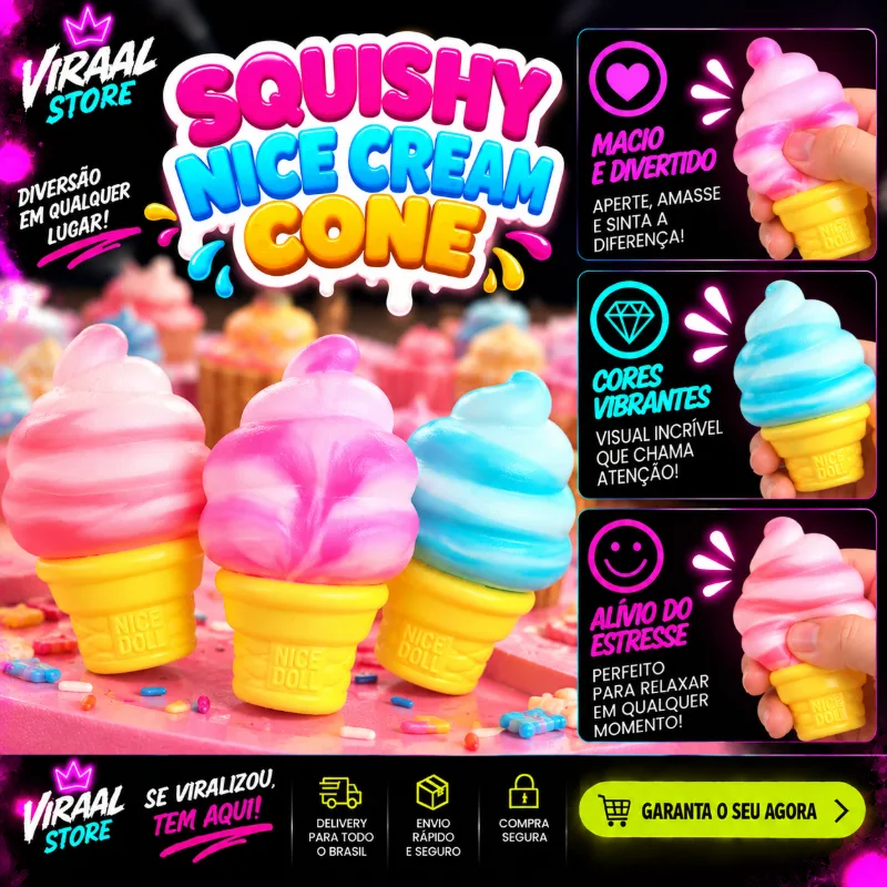 Squishy Nice Cream (Cone)