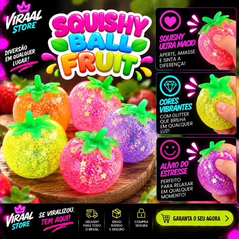 Squishy Ball Fruit