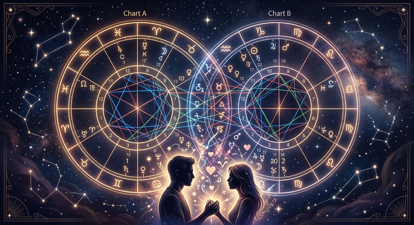 Synastry: The Art of Chart Comparison for Love