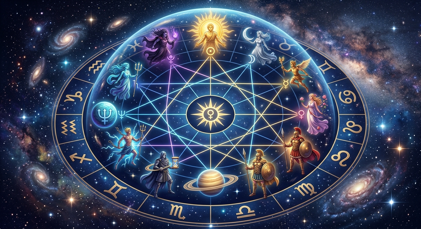 The Cosmic Actors: Understanding the Planets in Your Chart