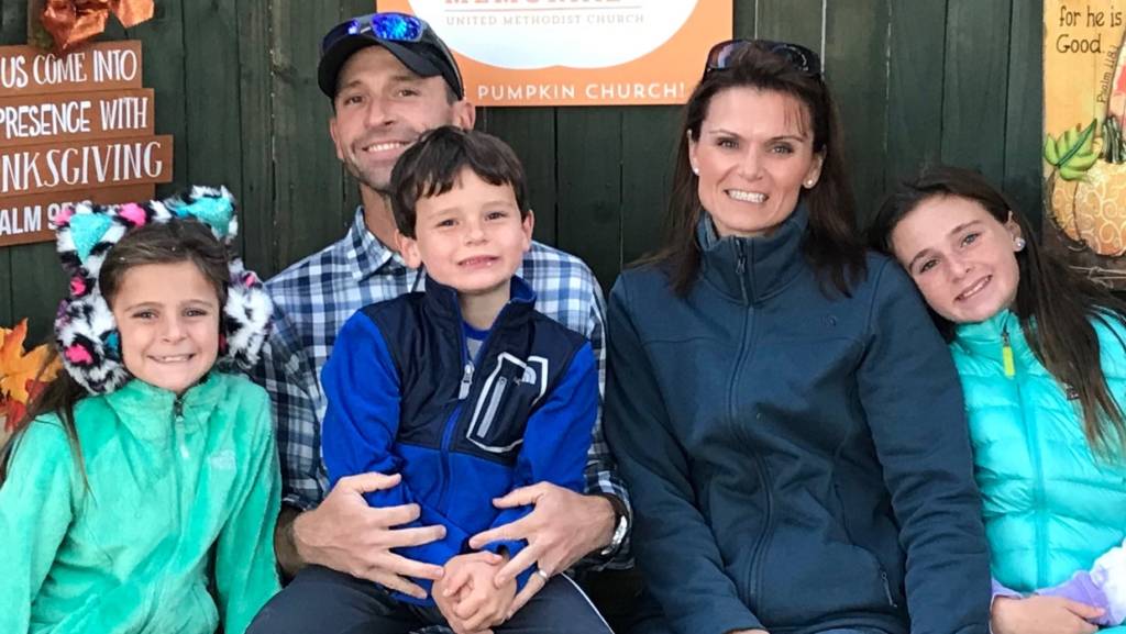 Mike Fisher and family