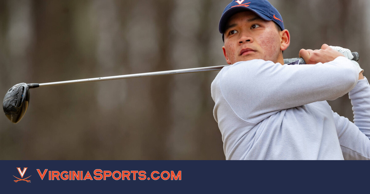 Golf masculino de Virginia |  Leasure encabeza a los Cavaliers en Sharkey Individual Collegiate