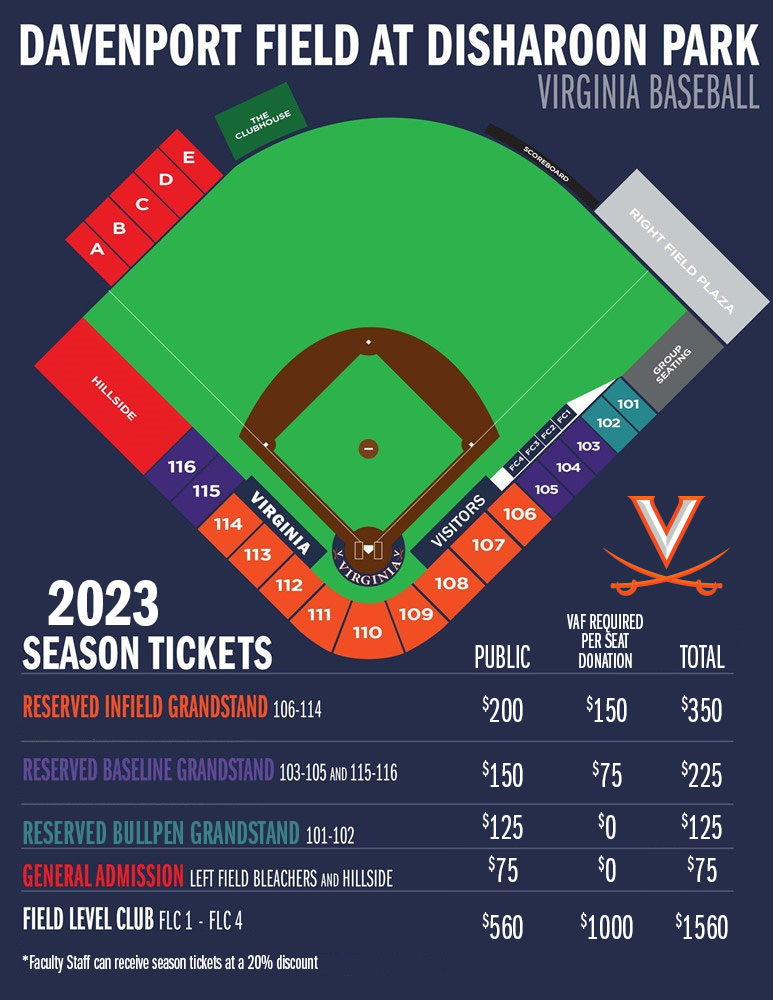 Uva Baseball Stadium Seating Chart