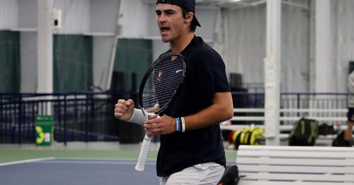 Virginia Men's Tennis James Hopper Earns ACC Player of the Week Honor