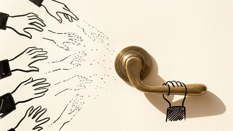 Ninety-seven doors slam shut before one stays open.