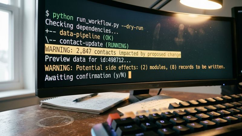 The command line becomes a conscience—forcing pause before permanent action.