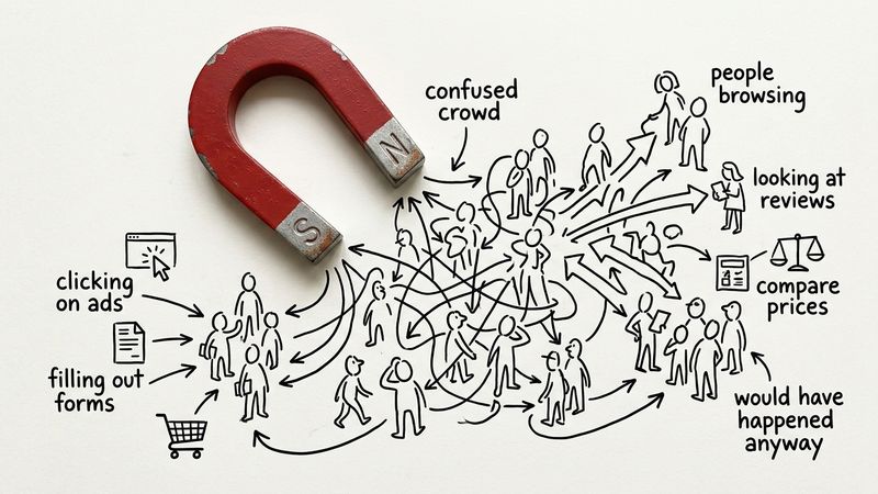 Attribution models count everything except what actually matters.
