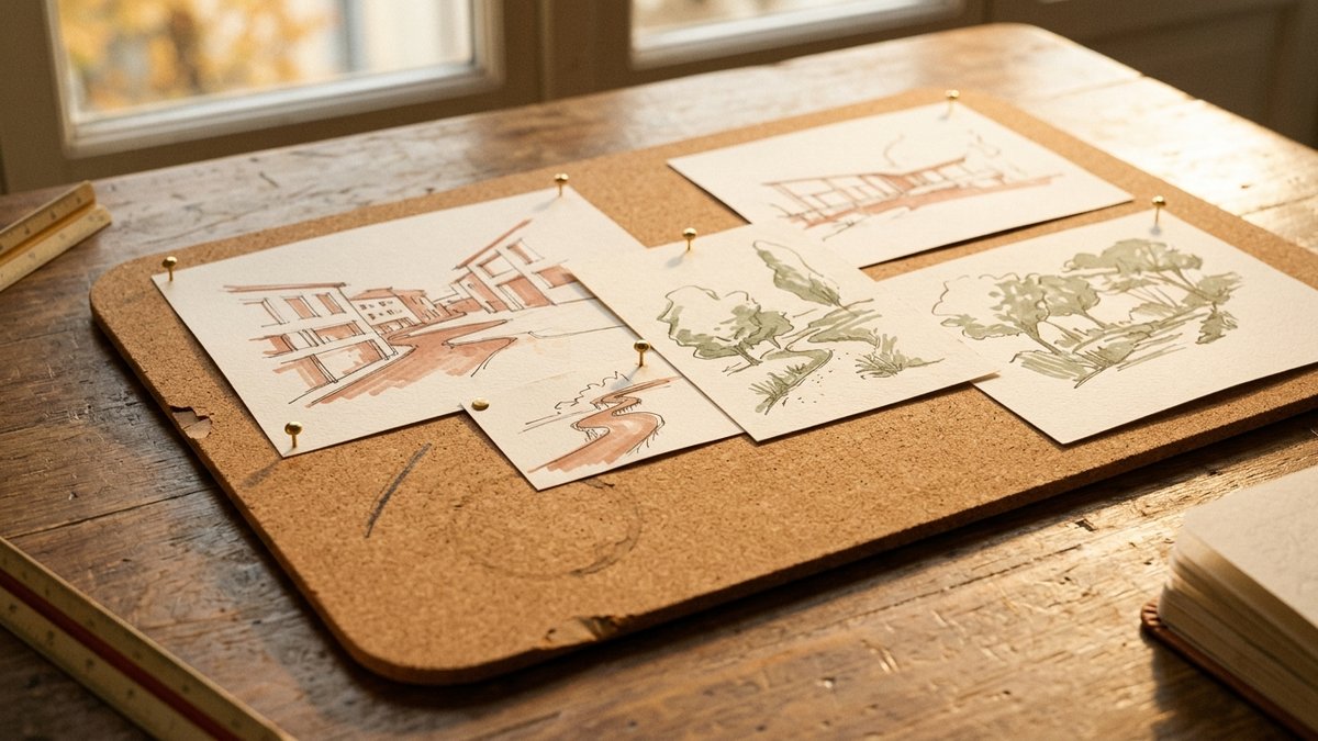A City Sketched by Strangers