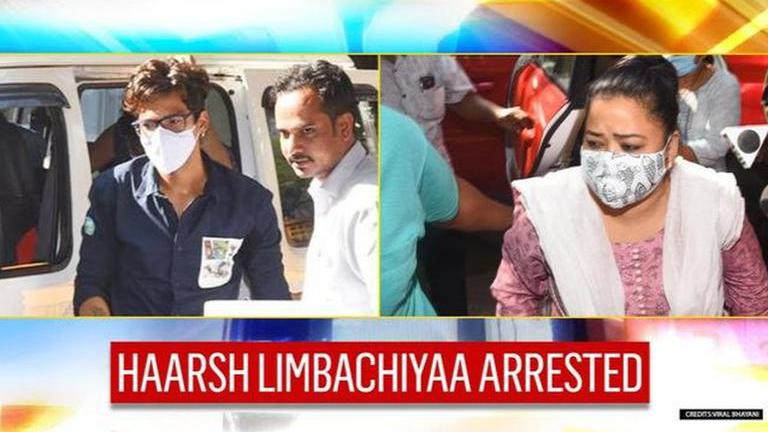 After Bharti Singh Her Husband Haarsh Limbachiyaa Arrested By Ncb In Drugs Case Republic World