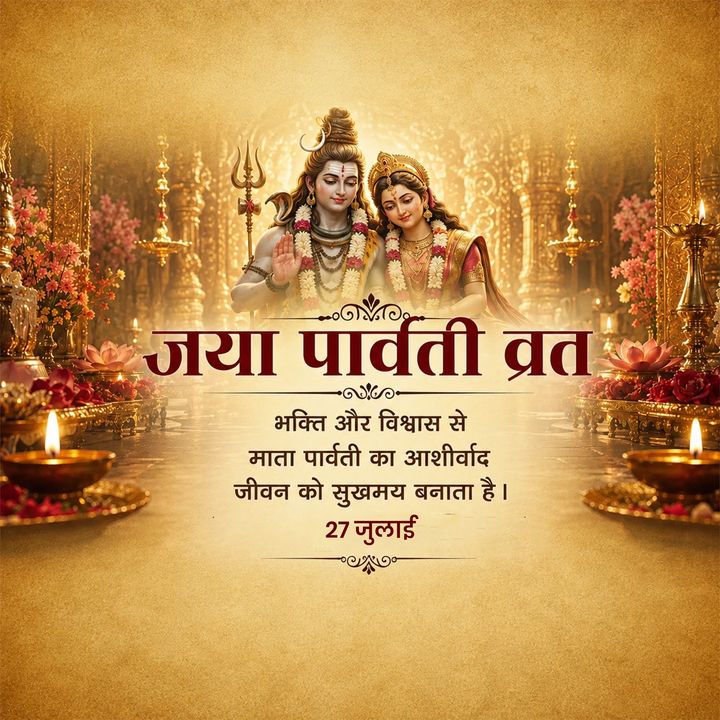 Jaya Parvati Vrat 1 poster design