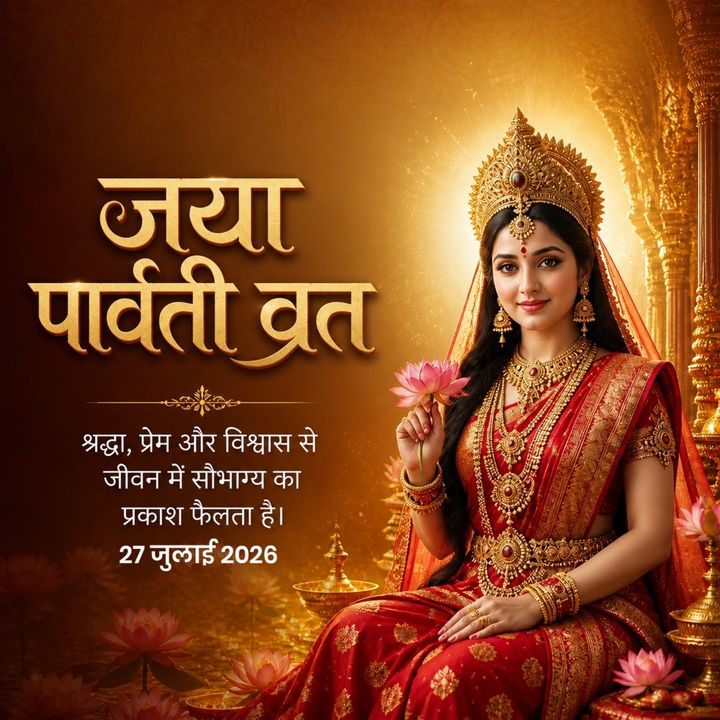 Jaya Parvati Vrat 3 poster design