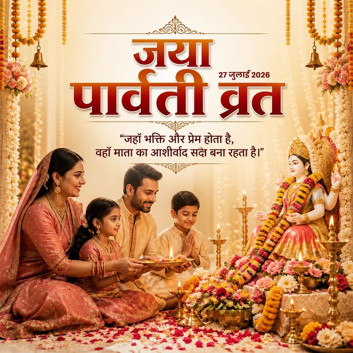 Jaya Parvati Vrat 4 poster design