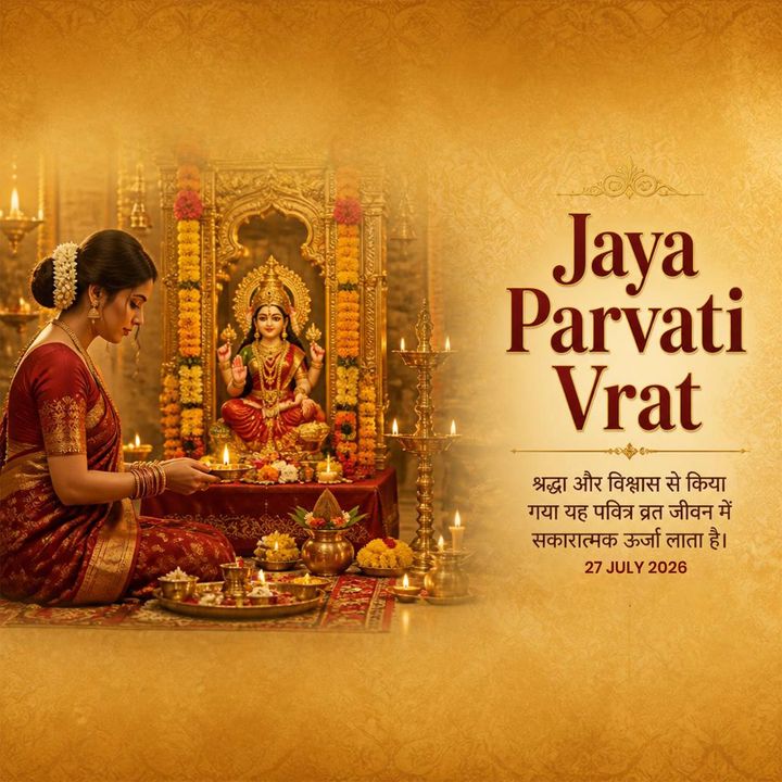 Jaya Parvati Vrat 5 poster design