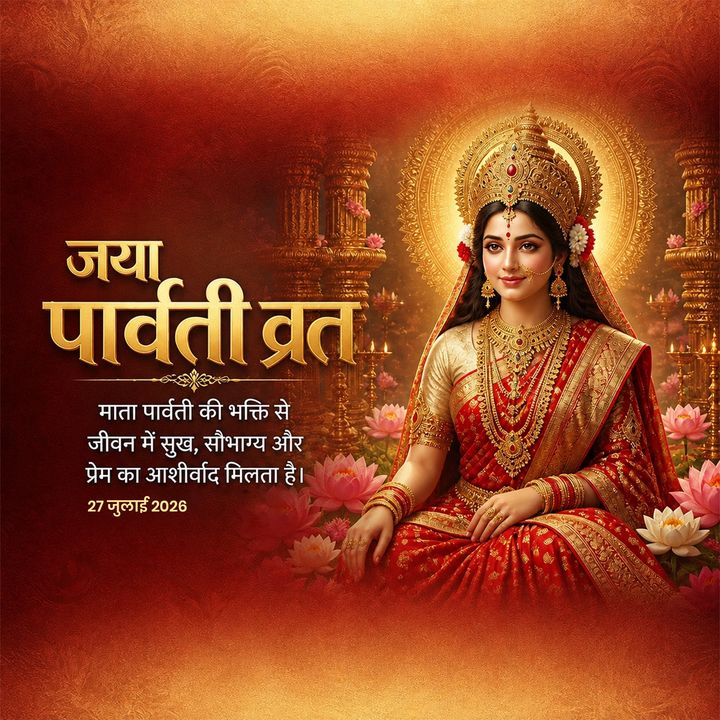 Jaya Parvati Vrat 8 poster design